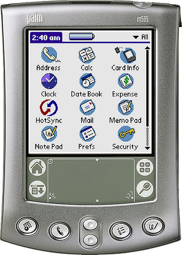 Palm m505の正面写真